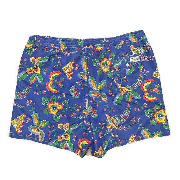 Polo Ralph Lauren Men’s 4XB Swim Trunks Lined Shorts Pockets Drawstring Floral - Picture 2 of 12